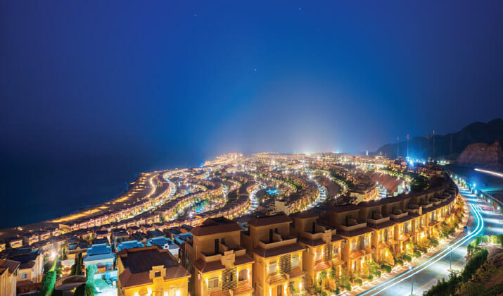 شاليهات للبيع بقرية تلال العين السخنة