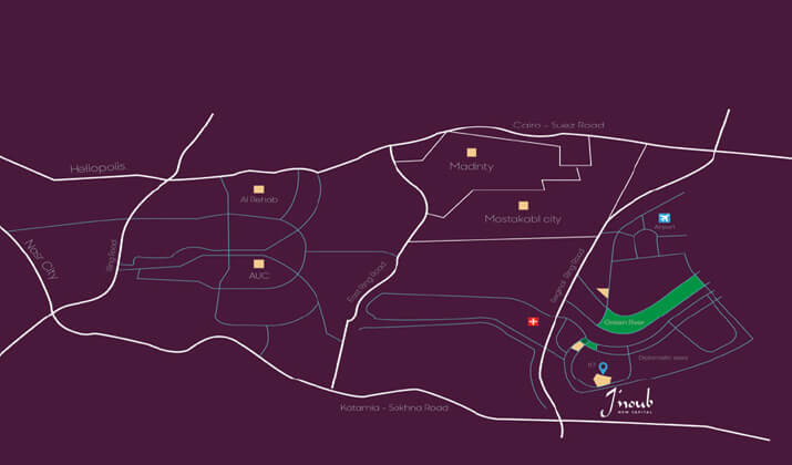 مشروع جنوب العاصمة الادارية الجديدة