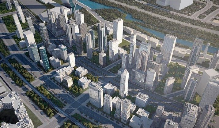 الداون تاون العاصمة الادارية