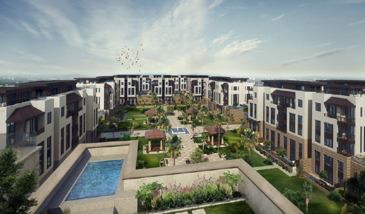 كمبوند تريو جاردنز التجمع الخامس