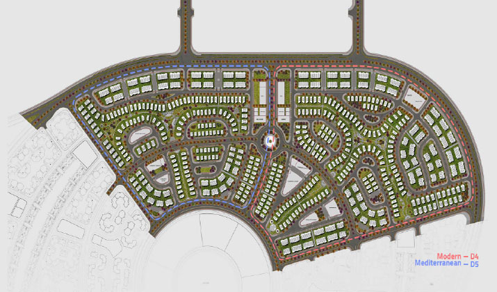 مساحة المقصد العاصمة الادارية