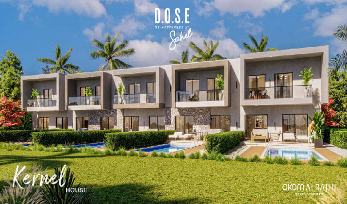 أسعار ومساحات قرية دوس الساحل الشمالى