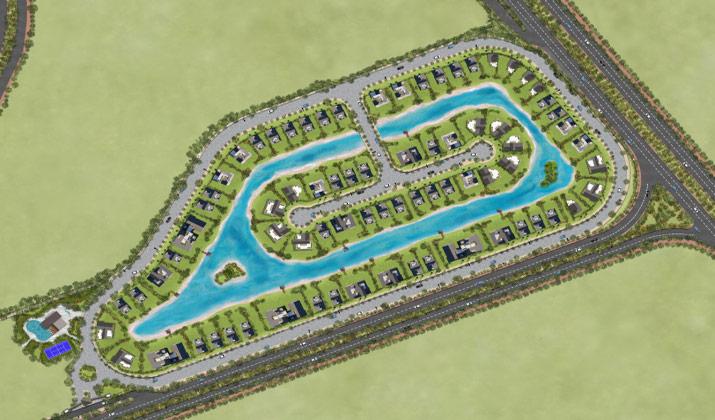 مساحة وتصميم كمبوند ذا واتر مارك