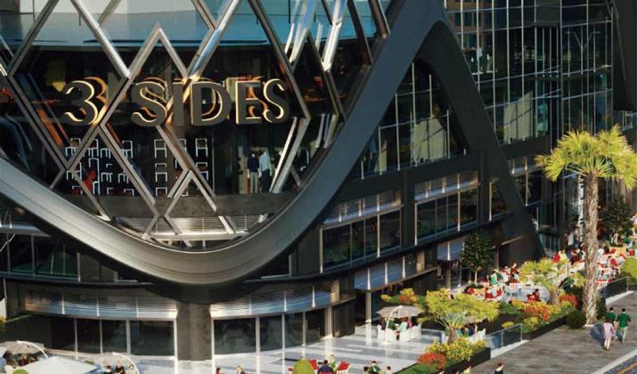 أسعار ومساحات مول ثري سايدز القاهرة الجديدة