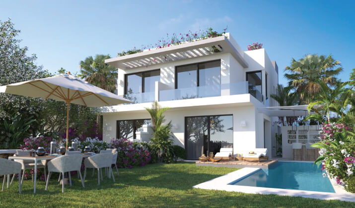 فلل للبيع في قرية شماسي الساحل الشمالي