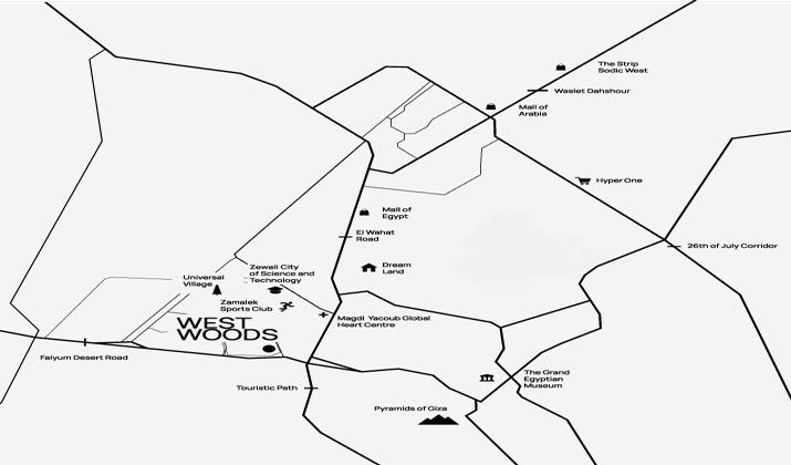 موقع كمبوند ويست وودز اكتوبر