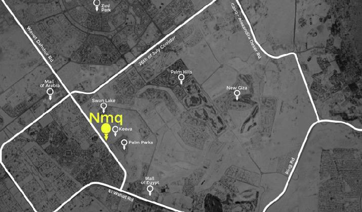 موقع كمبوند NMQ الشيخ زايد