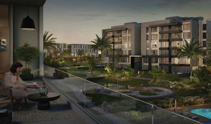 شقق للبيع في كمبوند افيلين القاهرة الجديدة