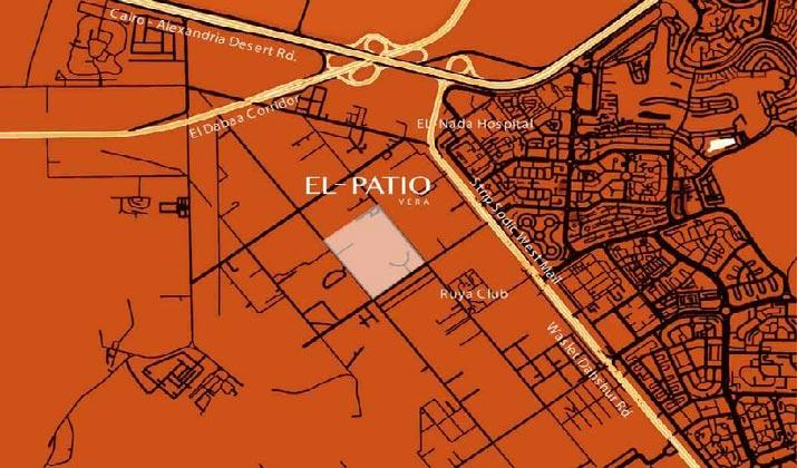 موقع كمبوند الباتيو فيرا الشيخ زايد