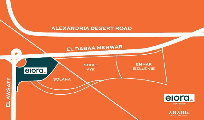 موقع كمبوند ايلورا نيو زايد