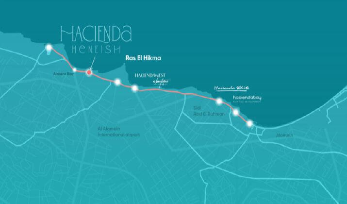 موقع قرية هاسيندا سيدي حنيش الساحل الشمالي