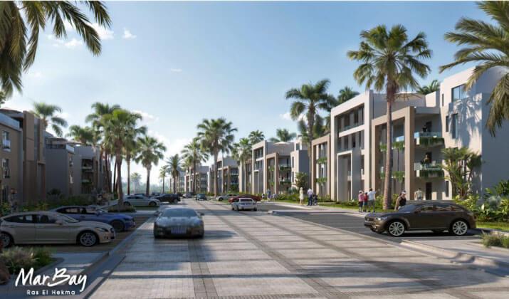 أسعار ومساحات قرية مار باي الساحل الشمالي