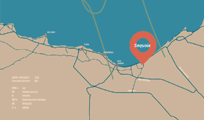 موقع قرية سيكويا الساحل الشمالي