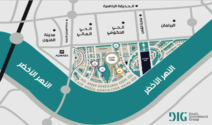 موقع مول تراك 15 العاصمة الادارية الجديدة