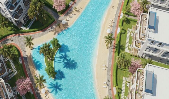 تصميم كمبوند لوميا لاجونز العاصمة الادارية الجديدة