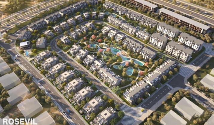 تصميمات كمبوند روزفيل ريزيدنس العاصمة الادارية الجديدة