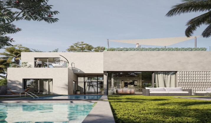 فلل للبيع في كمبوند رافتس نيو زايد