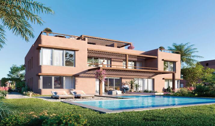 فلل للبيع في قرية هاسيندا بلو الساحل الشمالى