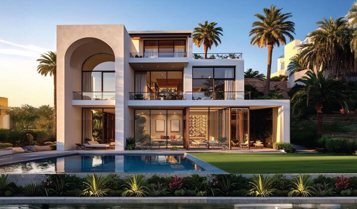 فلل للبيع في مدينة جريان الشيخ زايد