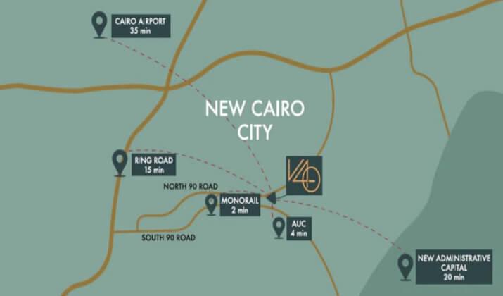 موقع مول ديستركت V40 القاهرة الجديدة