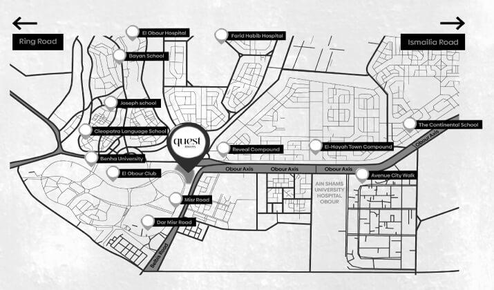 موقع كويست تاورز العبور